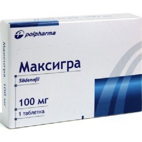 максигра 100 мг 1 табл
