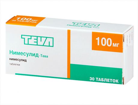 нимесулид-тева 100 мг 30 табл