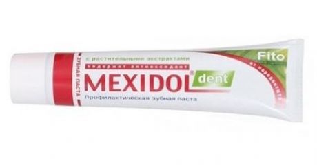 мексидол дент зубная паста фито 65 г
