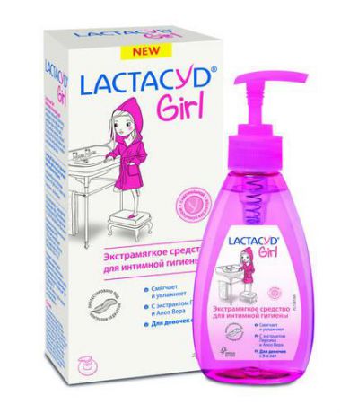 лактацид для девочек средство для интимной гигиены с 3х лет 200 мл