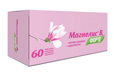 магнелис в6 форте 60 табл