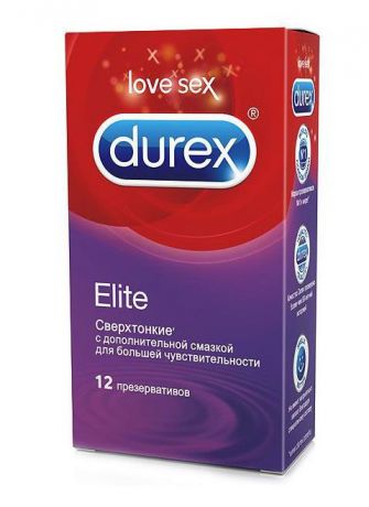 презервативы дюрекс элит сверхтонкие с дополнительной смазкой n12