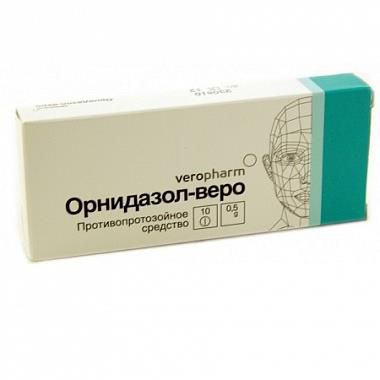 орнидазол 500 мг 10 табл