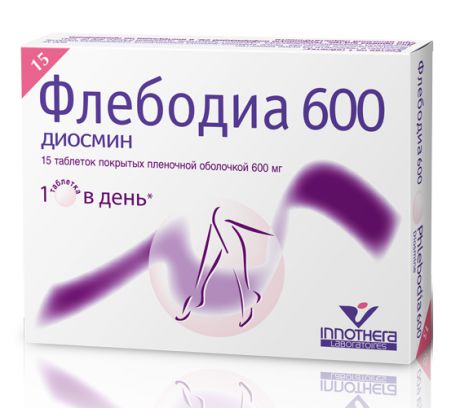 флебодиа 600 мг 15 табл