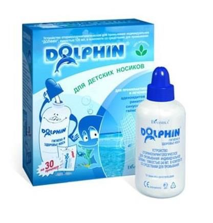 долфин устройство плюс средство для детей для промывания носа n30