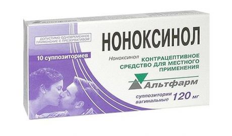 ноноксинол 120 мг 10 суппозитории вагинальные