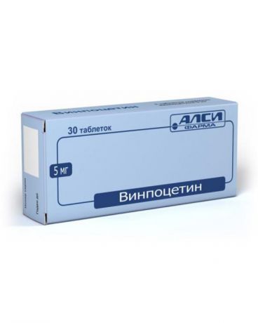 винпоцетин 5 мг 30 табл