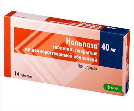 нольпаза 40 мг 14 табл