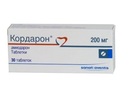 кордарон 200 мг 30 табл