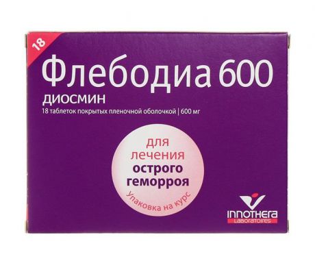 флебодиа 600 мг 18 табл