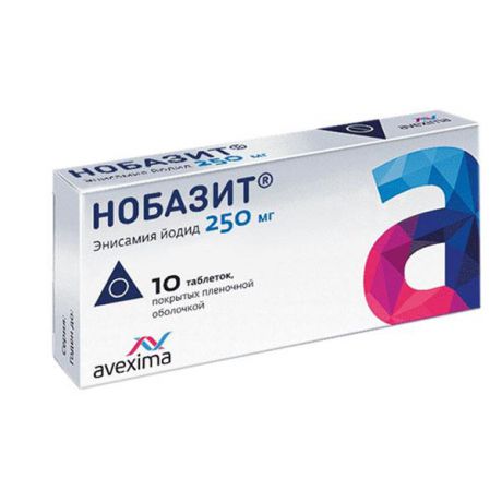 нобазит 250 мг 10 табл