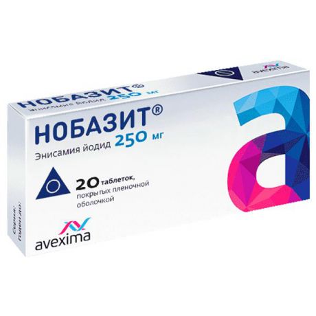 нобазит 250 мг 20 табл