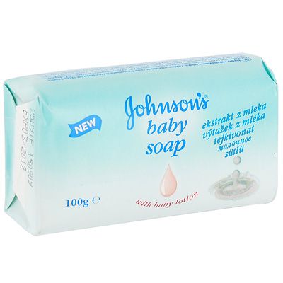 джонсонс бэби мыло детское с молоком 100 г