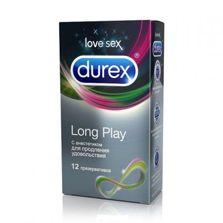 презервативы дюрекс лонг плэй с анестетиком n12
