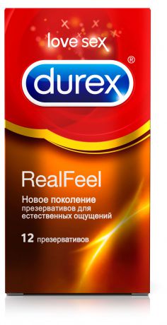 Презервативы «Real Feel» Durex, 12 шт
