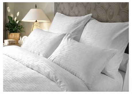 Комплект постельного белья Verossa «Кружевная сказка» 1,5-спальный, страйп, наволочки 50x70см