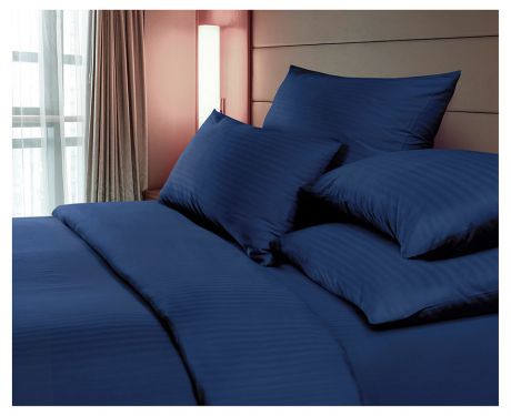 Комплект постельного белья Verossa Indigo, 2,0-спальный, страйп, наволочки 70*70см