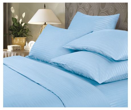 Комплект постельного белья Verossa Sky, евро, страйп, наволочки 2 шт 50x70см и 2 шт 70х70см