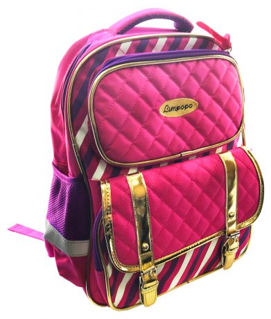 Рюкзак College bag Limpopo Super Model, розово-золотой