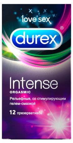 Презервативы «Intense Orgasmic» Durex, 12 шт