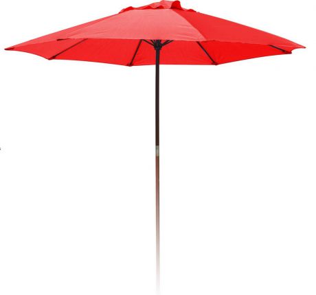 Зонт пляжный, D 200см, H 200 см, красный
