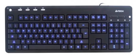 Клавиатура мультимедийная A4Tech KD-126-2, черная