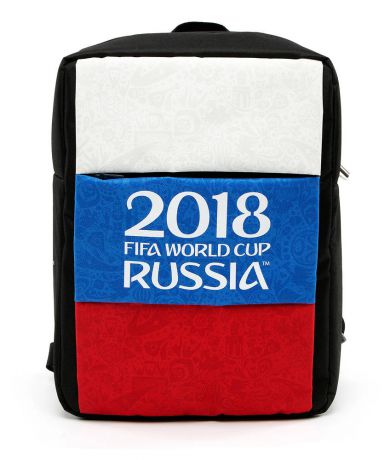 Рюкзак для ноутбука FIFA 2018, 15.6", триколор