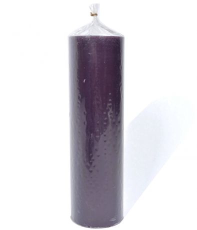 Свеча фиолетовая, 40 см