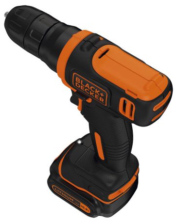 Дрель-шуруповерт аккумуляторная Black+Decker BDCD12, 10.8 В, Li-Ion