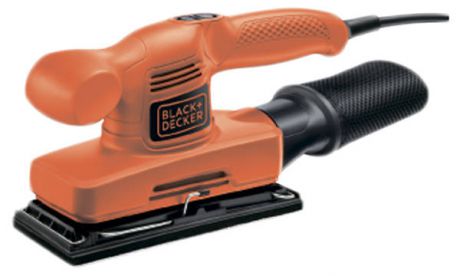 Машина плоскошлифовальная Black+Decker KA310, 240Вт