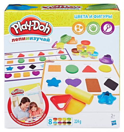 Набор для лепки Цвета и Фигуры Play-Doh