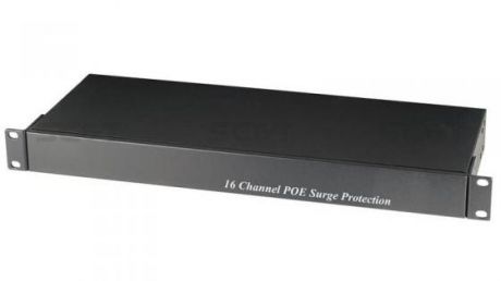 Устройство грозозащиты SC&T SP016P для локальной вычислительной сети скорость до 1000 Мб/сек на 16 портов с поддержкой PoE 802.3af PoE