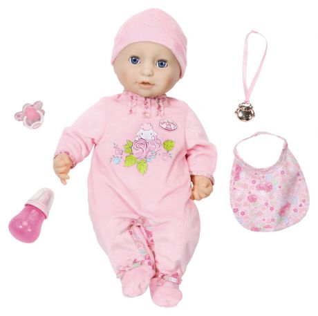 Zapf Creation Baby Annabell 794-821 Бэби Аннабель Кукла многофункциональная, 43 см