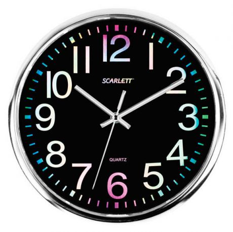 Часы настенные Scarlett SC-WC1010O, кварцевые, 30см