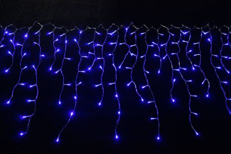 Электрическая гирлянда ACTUEL «Занавес», 180 ламп, 8 режимов, синий