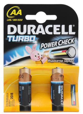 Батарейки Duracell Turbo MAX LR6-2BL AA 2 шт