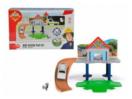 Игровой набор «Маленькая ветеринарная станция с машинкой» Пожарный Сэм
