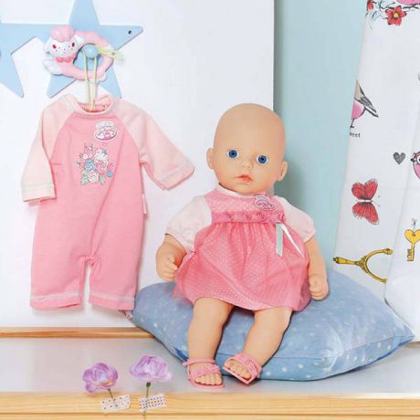 Zapf Creation Baby Annabell 794-333 Бэби Анабель Кукла с доп. набором одежды, 36 см