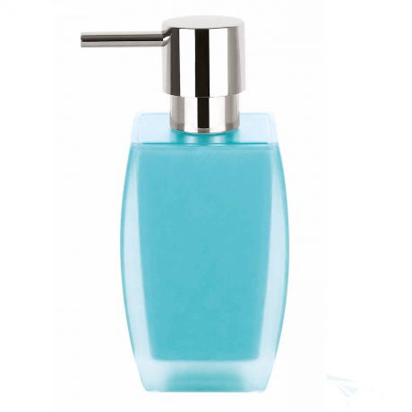 Дозатор для жидкого мыла Spirella Freddo, полистирол, голубой, 6х7х15 см