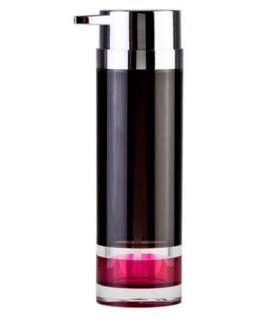 Дозатор для жидкого мыла Primanova Float, полимер, розовый, 7х5х18.5 см