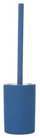 Ёршик с держателем Sealane Beauty, керамика, синий, 9.5х9.5х14 см