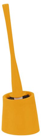 Ёршик с подставкой Spirella Move, пластик, оранжевый, 10.5х12.5х41 см