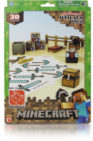 Конструктор из бумаги «Papercraft предметы» Minecraft