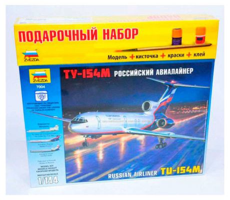 Сборная модель «Авиалайнер ТУ-154» Звезда