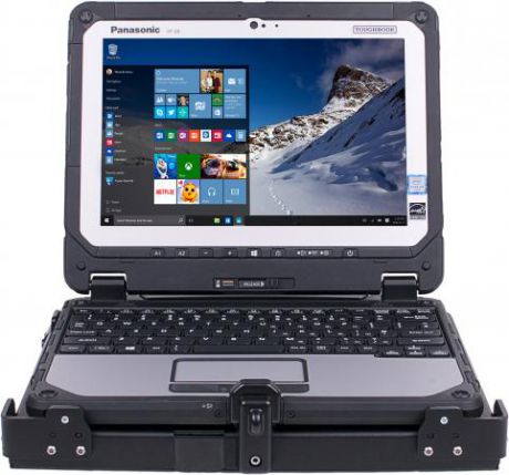 Ноутбук Panasonic Toughbook CF-20 LTE (Gobi5000) 10.1" 1920x1080 Intel Core M5-6Y57 SSD 256 8Gb Intel HD Graphics 515 серебристый Windows 10 Professional