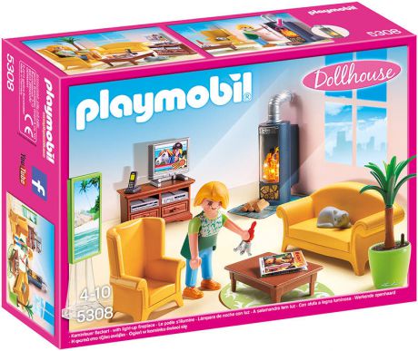 Playmobil Dollhouse Плеймобиль 5308 Гостиная с камином
