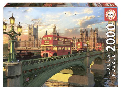 Пазл «Вестминстерский мост. Лондон» Educa, 2000 деталей