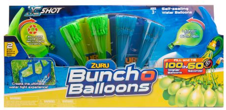 Bunch O Balloons Z1222 «Супернабор на двух игроков: 140 шаров с двумя пусковыми устройствами и сумками