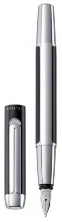 Ручка перьевая Pelikan Elegance Pura P40 (904896) черный/серебристый EF перо сталь нержавеющая подар.кор.