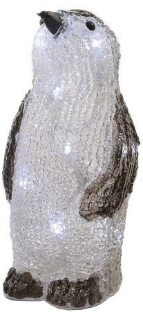 Светящаяся акриловая фигура KAEMINGK «Пингвин», 15ламп, холодный белый, 20см